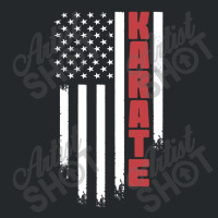 Karate American Usa Flag | Karate Martial Art Crewneck Sweatshirt | Artistshot