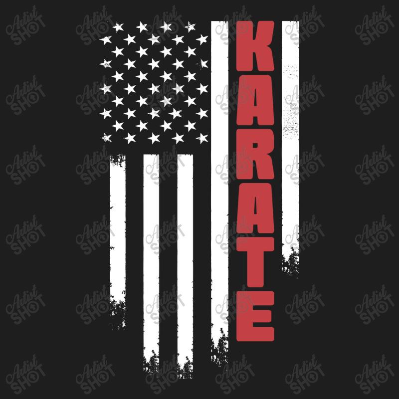 Karate American Usa Flag | Karate Martial Art Classic T-shirt by John Phillips | Artistshot