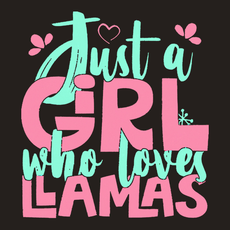 Just A Girl Who Love T  Shirt Just A Girl Who Loves Llamas Farmer Gift Tank Top | Artistshot