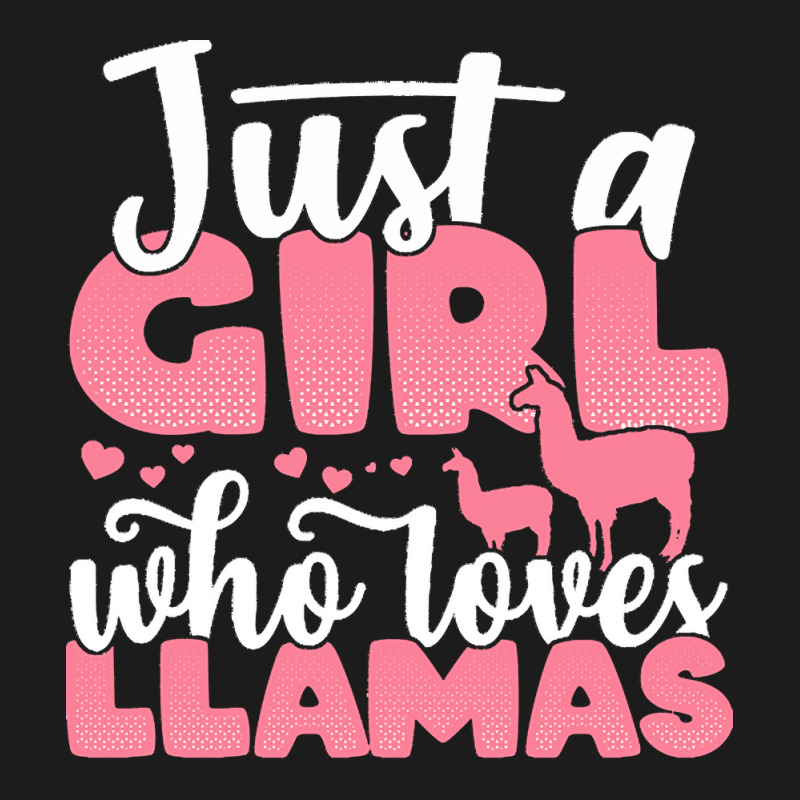 Just A Girl Who Love T  Shirt Just A Girl Who Loves Llamas Funny Llama Hoodie & Jogger Set | Artistshot