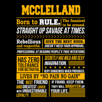 Mcclelland Name Shirt Mcclelland Born To Rule Zipper Hoodie | Artistshot