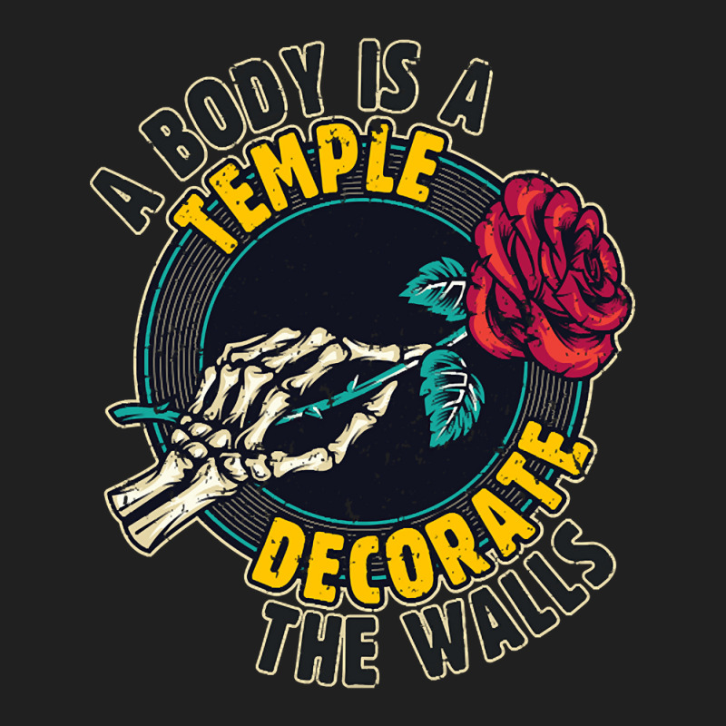 A Body Is A Temple, Decorate The Walls Drawstring Bags | Artistshot