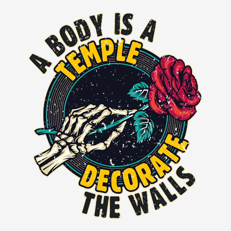 A Body Is A Temple, Decorate The Walls Travel Mug | Artistshot