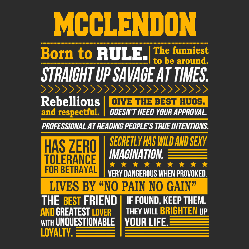 Mcclendon Name Shirt Mcclendon Born To Rule Exclusive T-shirt | Artistshot