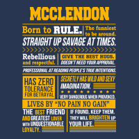 Mcclendon Name Shirt Mcclendon Born To Rule Men Denim Jacket | Artistshot