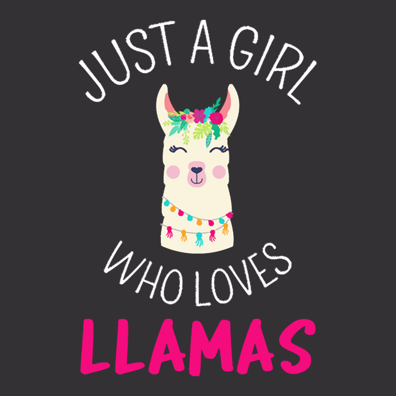 Just A Girl Who Loves Llamas T  Shirt Just A Girl Who Loves Llamas I T Vintage Hoodie And Short Set | Artistshot