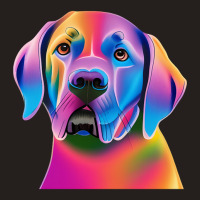 Labrador Retriever Colorful Portrait Tank Top | Artistshot