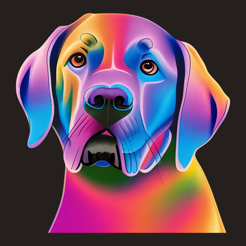 Labrador Retriever Colorful Portrait Tank Top by trampolinnervous53 | Artistshot