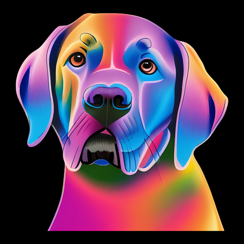 Labrador Retriever Colorful Portrait Zipper Hoodie by trampolinnervous53 | Artistshot