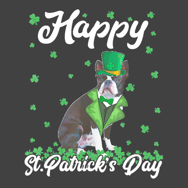 Boston Terrier T  Shirt Happy St. Patrick's Day Boston Terrier T  Shir Vintage T-shirt | Artistshot