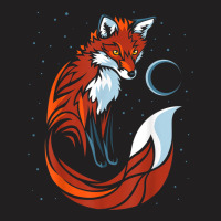 Tribal Tail Fox  Graphic Design Tshirt T-shirt | Artistshot