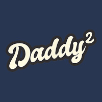 Daddy Two Times Father Dad Two Children Twins Retro T Shirt Ladies Denim Jacket | Artistshot