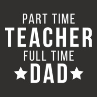 Part Time Teacher Full Time Dad Parenting Funny Quote Champion Hoodie | Artistshot