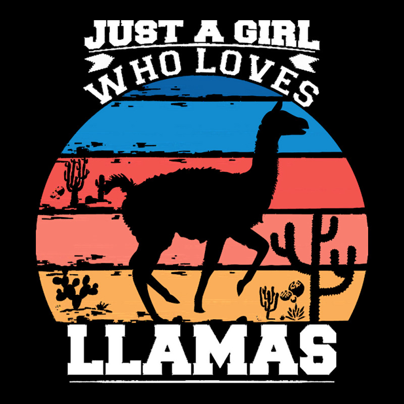 Just A Girl Who Loves T  Shirt Just A Girl Who Loves Llamas T  Shirt V-neck Tee | Artistshot