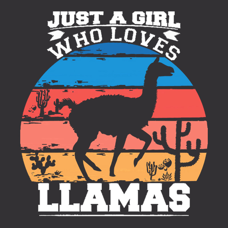 Just A Girl Who Loves T  Shirt Just A Girl Who Loves Llamas T  Shirt Vintage Short | Artistshot