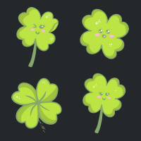 Kawaii Shamrock T  Shirt Kawaii Shamrock Four Leaf Clover Set T  Shirt Crewneck Sweatshirt | Artistshot