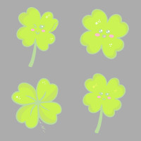 Kawaii Shamrock T  Shirt Kawaii Shamrock Four Leaf Clover Set T  Shirt Men's T-shirt Pajama Set | Artistshot