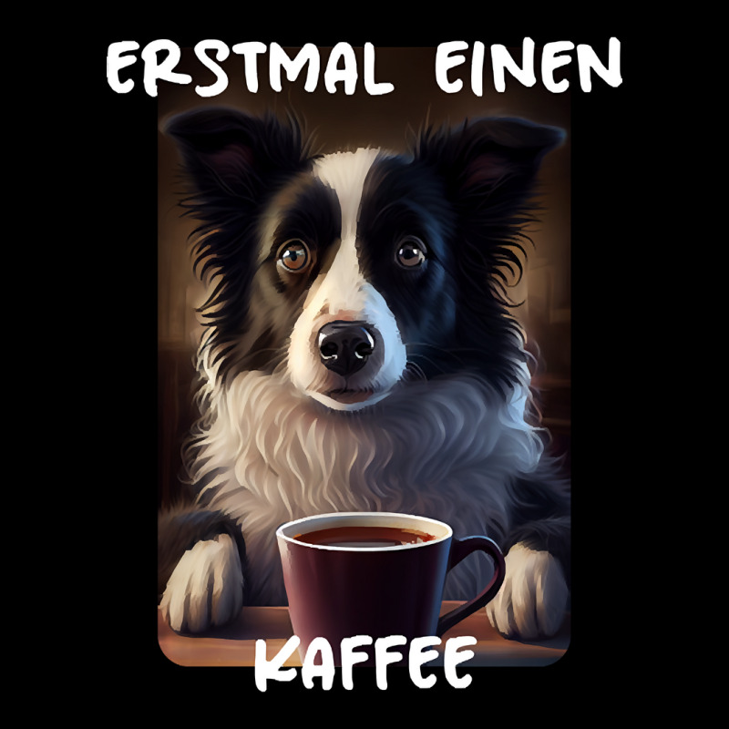 Border Collie - First A Coffee (de) 2 Adjustable Cap by jauntdemant049 | Artistshot