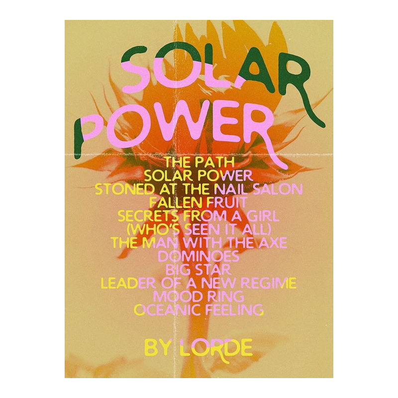 Solar Power Tracklist Long Sleeve Shirts | Artistshot