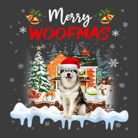 Merry Woofmas Alaskan Malamute Christmas Tree Dog Lover Xmas 107 Men's Polo Shirt | Artistshot