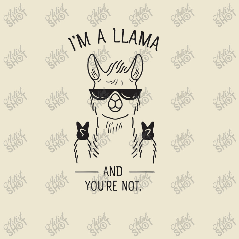 I'm A Llama And You're Not Cropped Hoodie | Artistshot