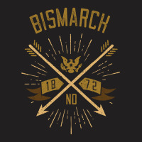 Bismarck Nd Hometown Pride Hipster Vintage Arrows T-shirt | Artistshot