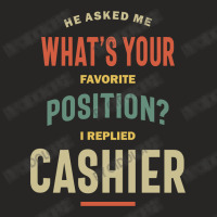 Cashier Job Title Gift Ladies Fitted T-shirt | Artistshot