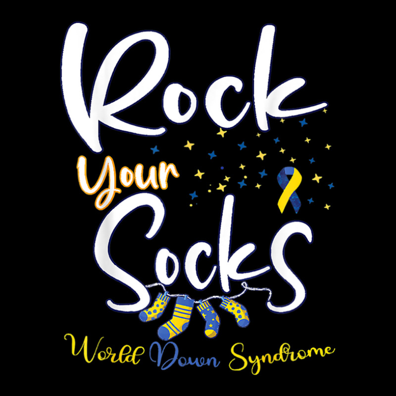 World Down Syndrome Day T Shirt Rock Your Socks Awareness V-neck Tee | Artistshot