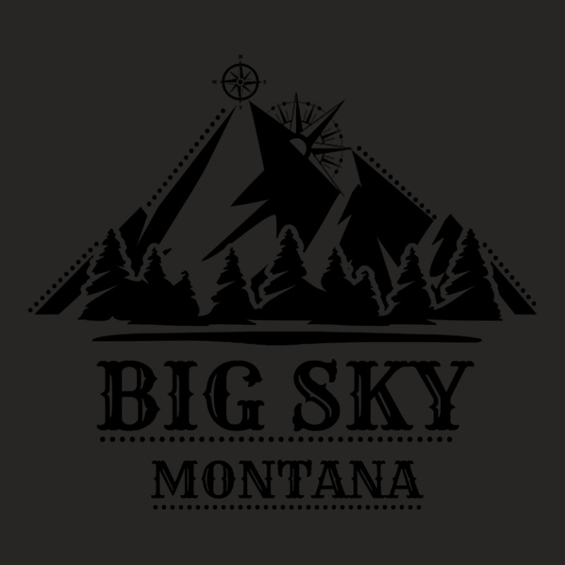 Big Sky Montana-jtqyn Ladies Fitted T-Shirt by Binzdodi | Artistshot