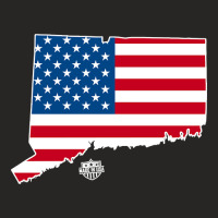 Connecticut Made In The Usa Ladies Fitted T-shirt | Artistshot