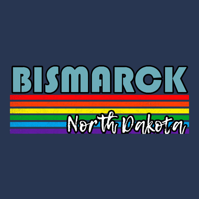 Bismarck North Dakota Pride Shirt Bismarck Lgbt Gift Lgbtq Supporter T Men Denim Jacket | Artistshot