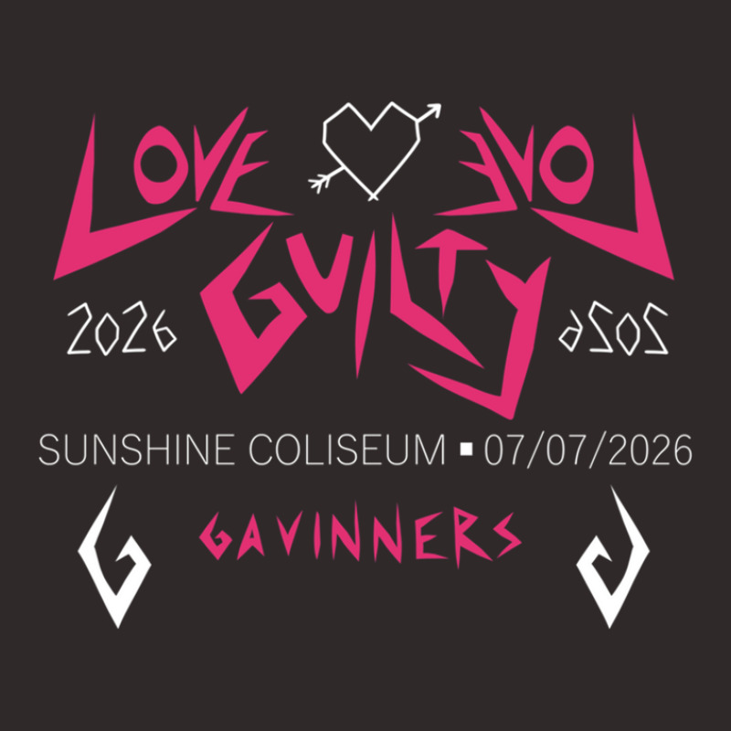 Love Love Guilty Gavinners Tour Merch (white Text) Racerback Tank by DeniseDaugherty | Artistshot