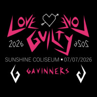 Love Love Guilty Gavinners Tour Merch (white Text) Women's V-neck T-shirt | Artistshot