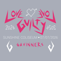 Love Love Guilty Gavinners Tour Merch (white Text) Tank Dress | Artistshot