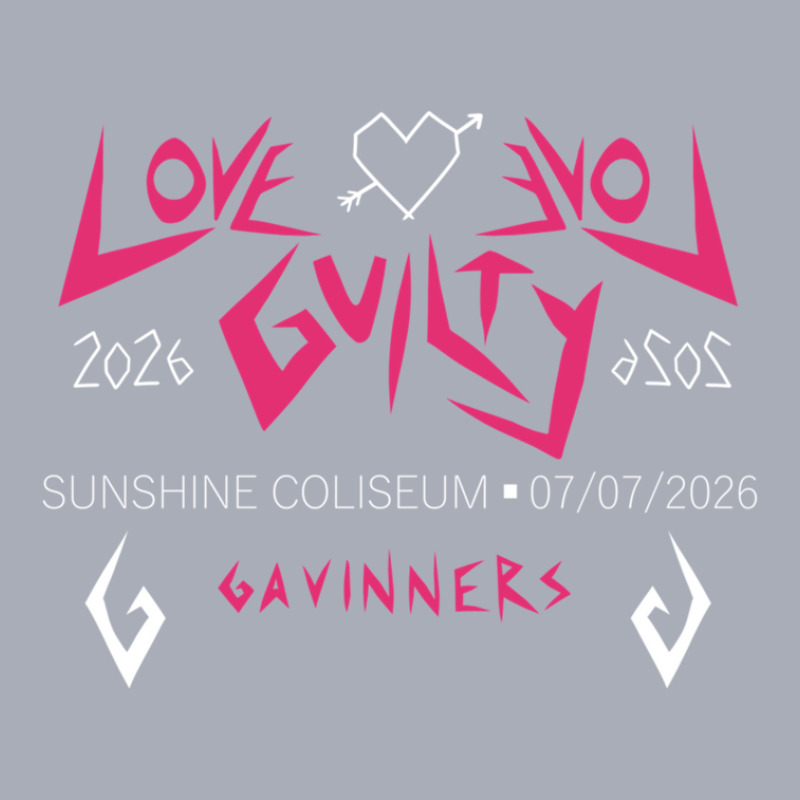 Love Love Guilty Gavinners Tour Merch (white Text) Tank Dress by DeniseDaugherty | Artistshot