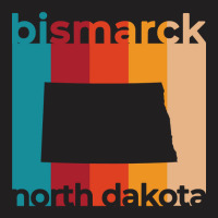 Bismarck North Dakota Retro T-shirt | Artistshot