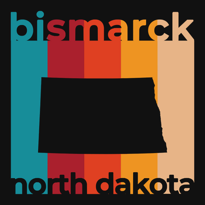 Bismarck North Dakota Retro Graphic T-shirt | Artistshot