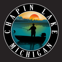 Chapin Lake Fishing Michigan Sunset Vintage Cap | Artistshot