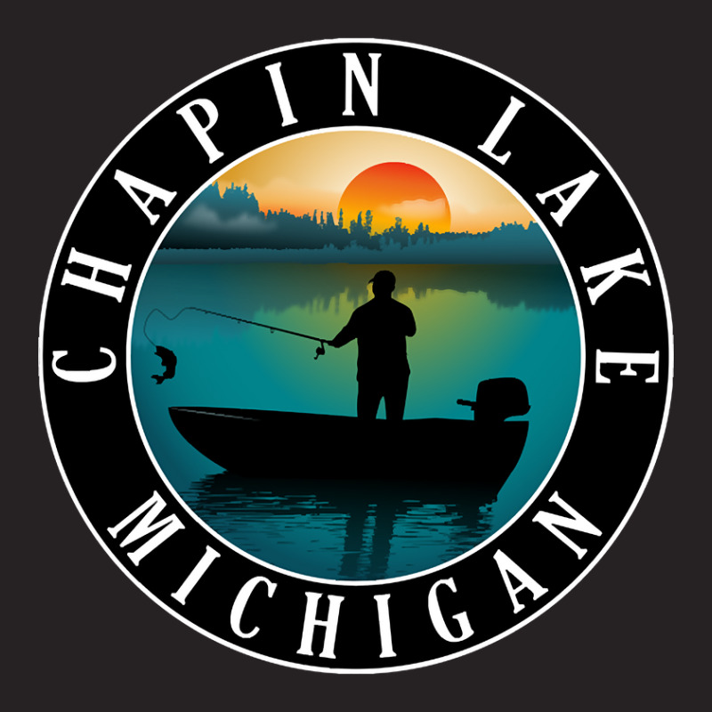 Chapin Lake Fishing Michigan Sunset Vintage Cap | Artistshot