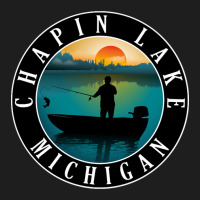 Chapin Lake Fishing Michigan Sunset Classic T-shirt | Artistshot