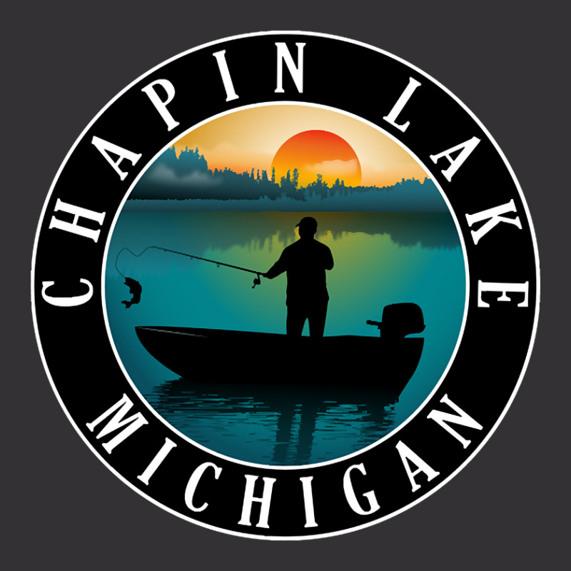 Chapin Lake Fishing Michigan Sunset Vintage Short by fencingderby989 | Artistshot