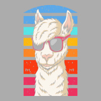 Llama T  Shirt Cool Retrowave Llama With Aesthetic Gradient Colors T Men's T-shirt Pajama Set | Artistshot