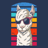 Llama T  Shirt Cool Retrowave Llama With Aesthetic Gradient Colors T Men Denim Jacket | Artistshot