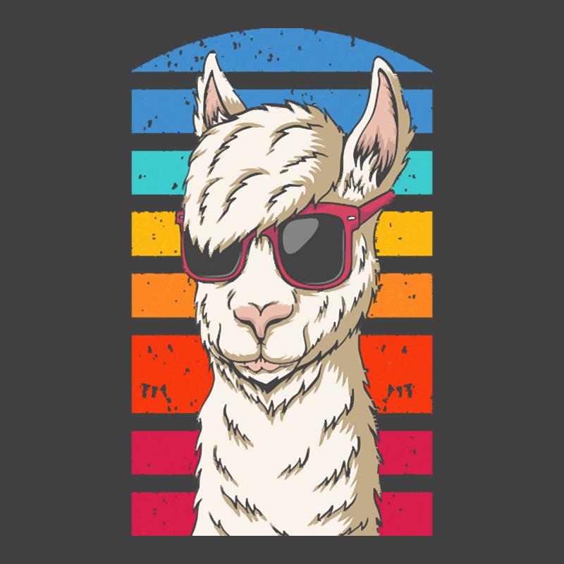 Llama T  Shirt Cool Retrowave Llama With Aesthetic Gradient Colors T Vintage T-shirt | Artistshot