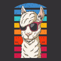 Llama T  Shirt Cool Retrowave Llama With Aesthetic Gradient Colors T Vintage Hoodie And Short Set | Artistshot