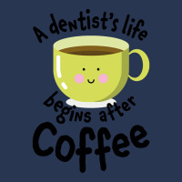 A Dentist's Life Begins After Coffee Men Denim Jacket | Artistshot