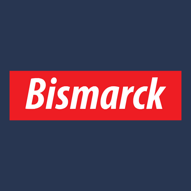 'bismarck' North Dakota Usa White Text On A Red Background Men Denim Jacket | Artistshot