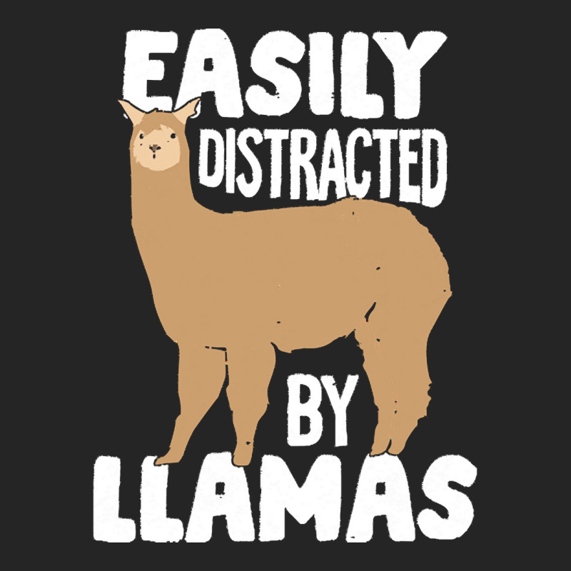 Llama T  Shirt Easily Distracted By Llamas Animal Lover Gift T  Shirt Unisex Hoodie | Artistshot