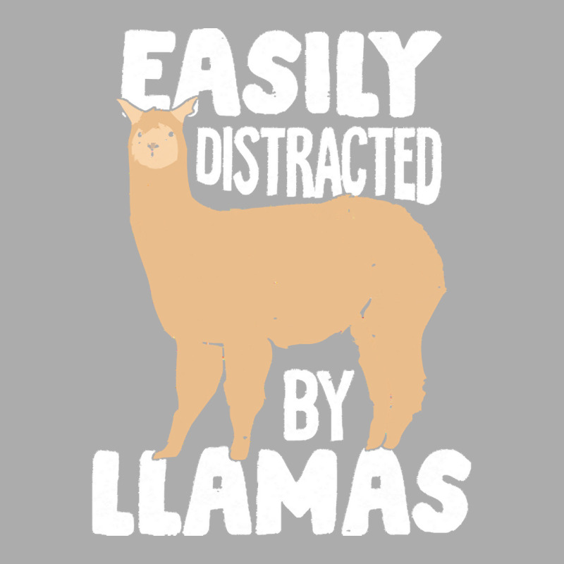 Llama T  Shirt Easily Distracted By Llamas Animal Lover Gift T  Shirt Men's T-shirt Pajama Set | Artistshot