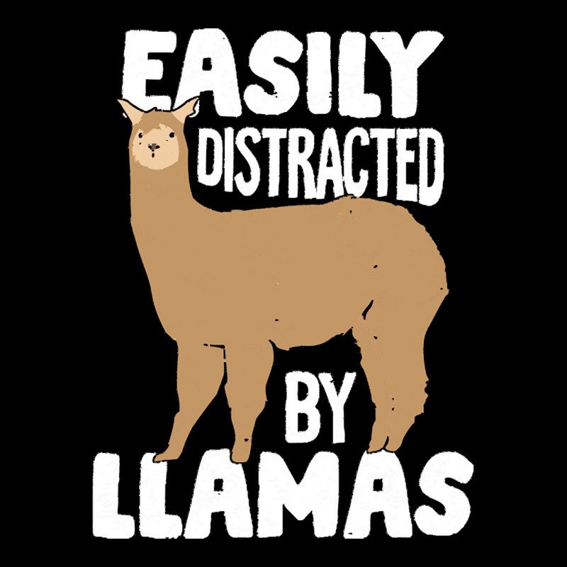 Llama T  Shirt Easily Distracted By Llamas Animal Lover Gift T  Shirt Long Sleeve Shirts | Artistshot